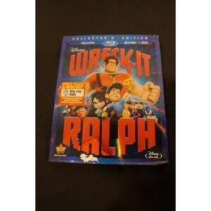 Disney Wreck It Ralph Collector's Edition Blu Ray DVD Combo Pack 2 Disc